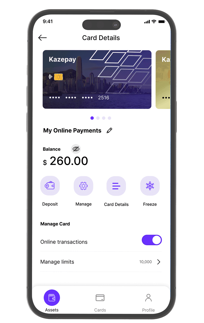 kazepay app spending