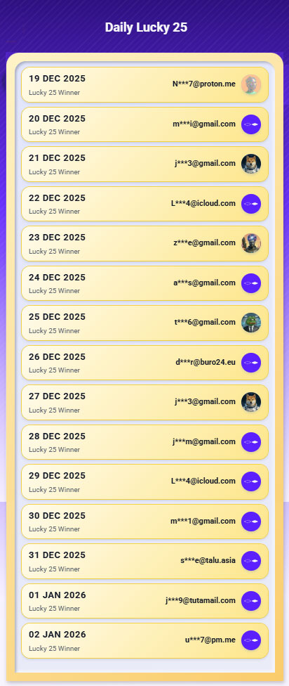 KazePay Year End Recharge Festival - Winners Announced - Daily Lucky 25