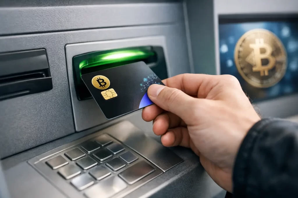 How to Use Crypto Debit Card at ATM